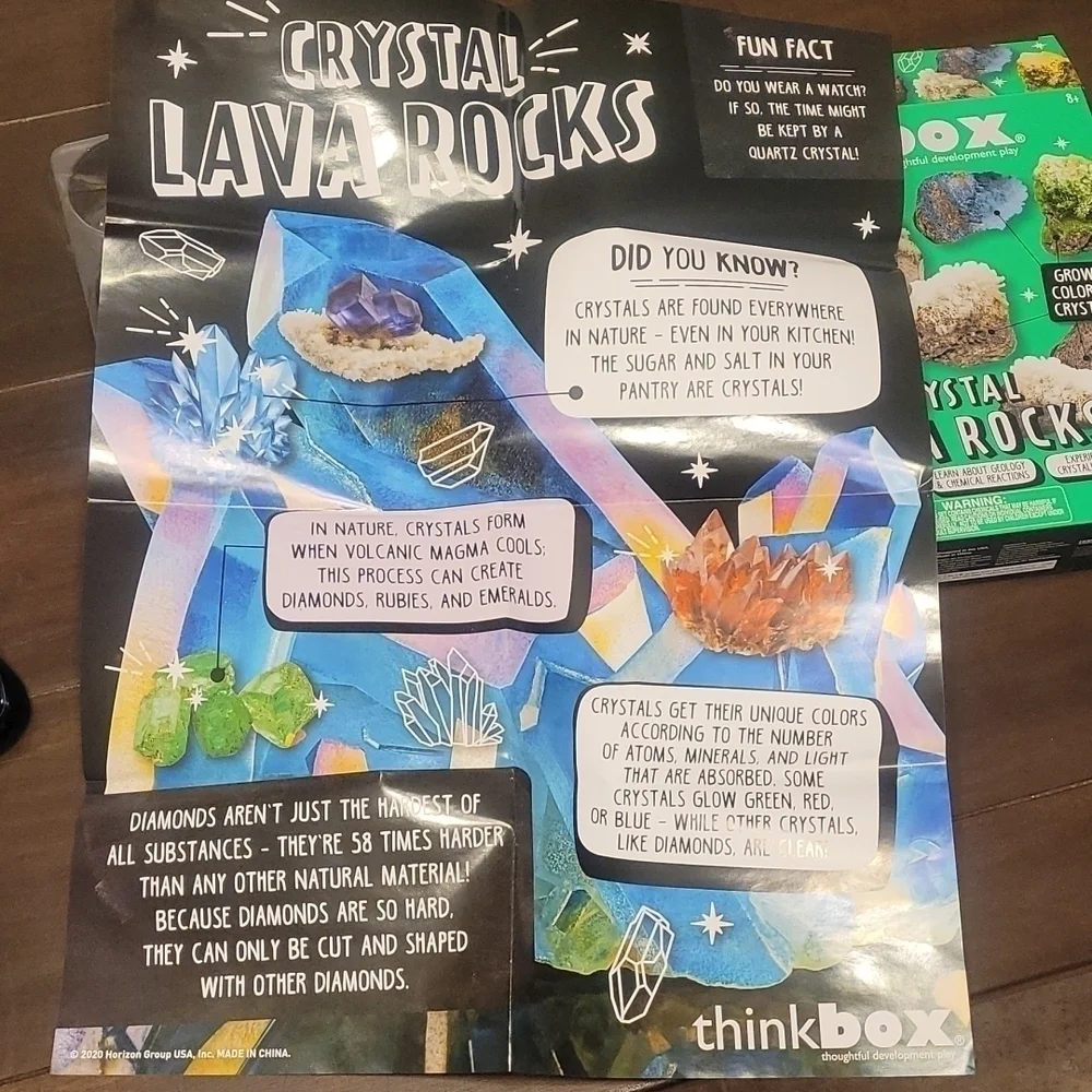 Lava Rock Crystal Thinkbox Rock Tray
